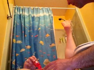 Giving her a huge creampie