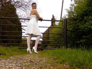 Outdoors In White Dress 5 of 6
