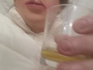 Chloe likes to drink her own piss 17 of 20