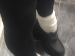 School tights white socks 6 of 10