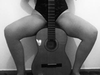 Playing with my guitar