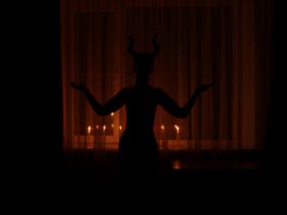 Naked Maleficent with Candles 2 of 20