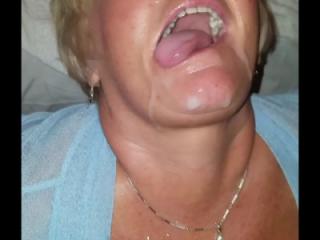 Blonde Cum Feeding 9 of 13