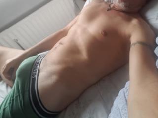 Laying on my bed 2 of 5