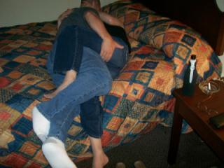At the motel with my hubbys very horny brother