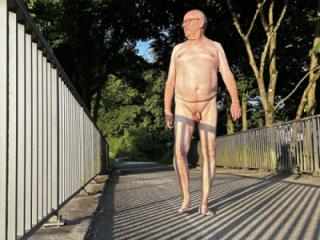 nude on a bridge 1 9 of 19