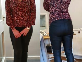 Sext UK Slut Posing in White Stockings 7 of 20