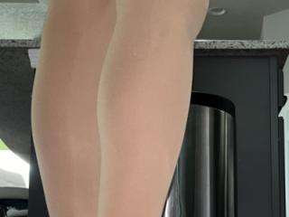 Super sweaty nylon feet 1 of 7