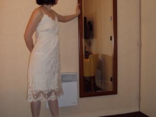 The bridesmaid in her white dress (part 1) 2 of 4