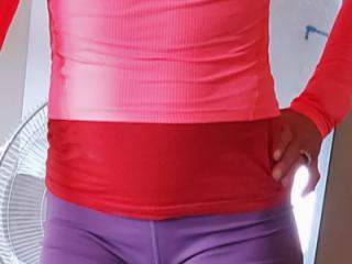 Spandex shorts cameltoe and nipple pokies 8 of 19