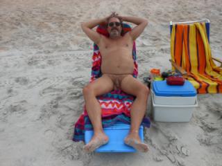 On the Nude Beach in Florida! 4 of 6