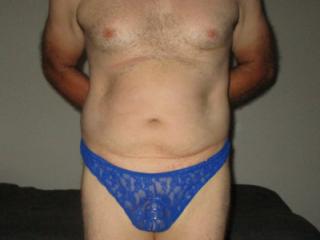 Blue Sissy Caged 1 of 6
