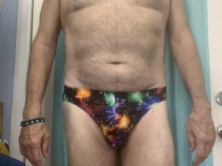 My gay body naked and in sexy bikini bottoms.
