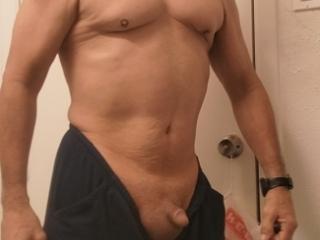 Male Nurse with a small tiny muscle