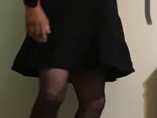 Dress, pantyhose and heels 7 of 15
