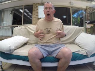 Bill Nude on the Lounge 1 of 8