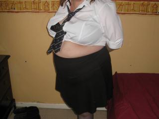 A schoolgirl comes to visit... 1 of 20