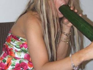 masturbation with cucumber