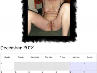 Happy Nude Year .... my 2012 calendar for you 13 of 13