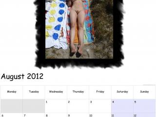 Happy Nude Year .... my 2012 calendar for you 9 of 13