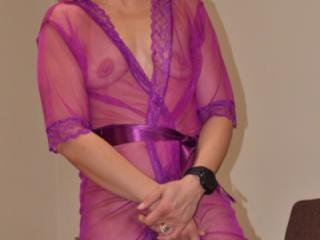 New pink robe with stockings3 3 of 18