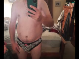 Playing dress up in panties 7 of 10