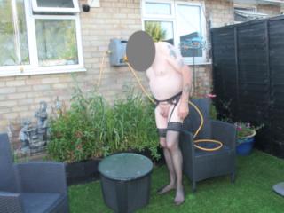 having fun in the garden last summer. 2 of 9