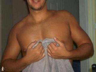 whats behind the towel?