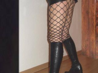 fishnet and boots 6 of 6