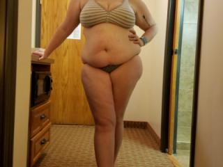 Bbw giant tit wife at the hotel 19 of 20