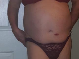 Short hair and Cranberry bra 15 of 20