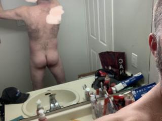 My hard dick tight ass and hairy chest 8 of 13
