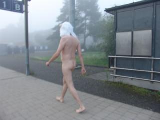 Nude at a railway station ZH Altstetten 9 of 9