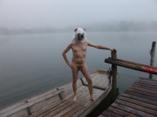 Nude at a lake 8 of 12