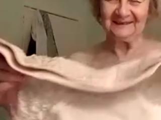 Me holding up my knickers 7 of 17