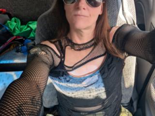 Having fun in the truck 5 of 7