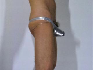 🐕 My body only in micro bulge thong 3 of 7