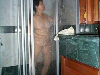 Slut wife-in the shower 3 of 6