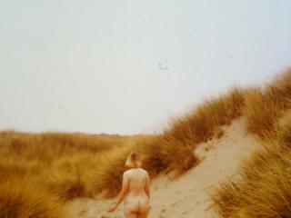 My wife on the beach again with no costume or bikini 6 of 7