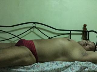 me in bed in my underwear 1 of 20