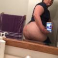 Chunky cellulite ass