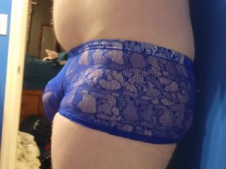 Lace panties modeling 9 of 11
