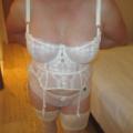 Eve tries on her new lingerie