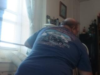 61old working on air conditioner 7 of 13