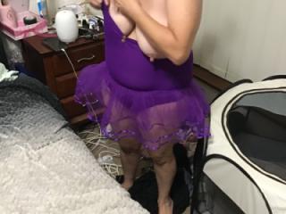 Purple dance skirt 8 of 10