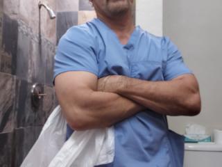 Male Nurse with a small dick muscle