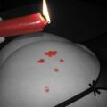 Red hot candle