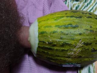 Deepthroating a juicy melon 3 of 7