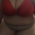 My boobs in my red bra...