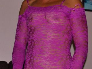 purple lace chemise 7 of 16